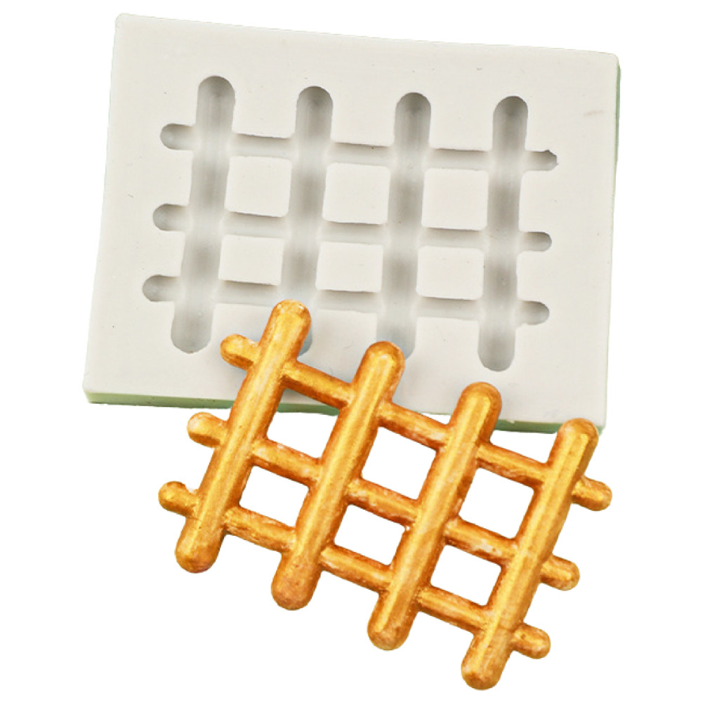 MOLDE SILICONE CERCA  CERQUINHA FAZENDA GRADE MURO DECORAÇAO