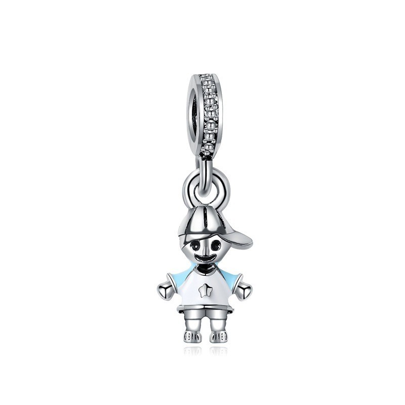 Berloques Encantos De Prata 925 Charms Para Pingentes Pulseira Acessórios Contas De Futebol Charme — imagem 2 de 2
