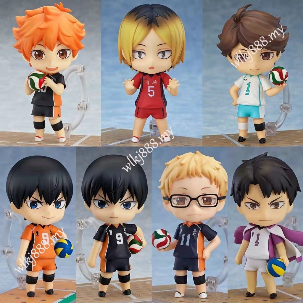 Voleibol Nendoroid! Hinata Shoyo 461 Onmyama Futaba 489 1411 Hinata Joint Change Face Anime Action Figure Personagem Ani
