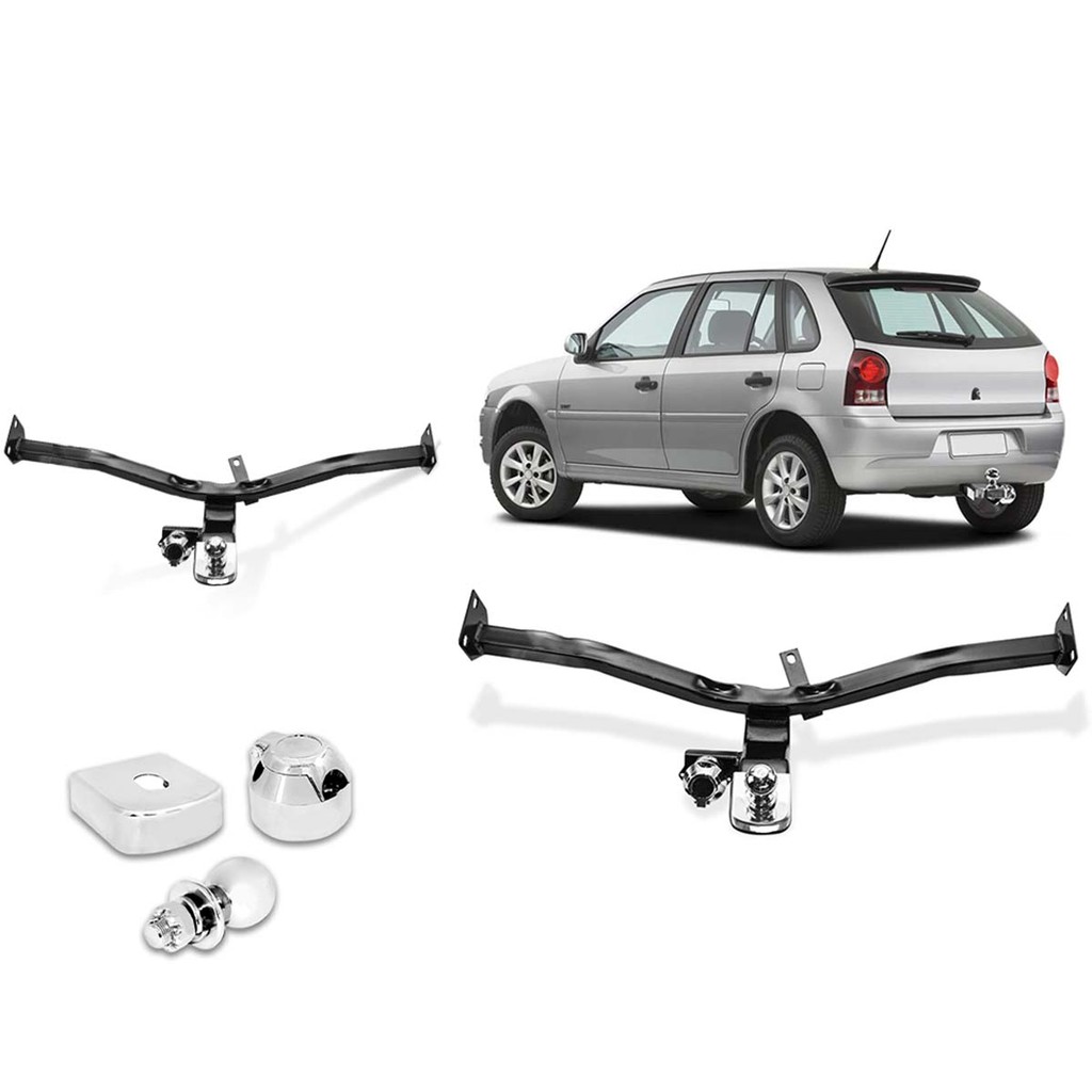 Engate Volkswagen Gol G4 1999 a 2014 Reforcel Reboque Rabicho Protetor 500KG em Oferta na Shopee