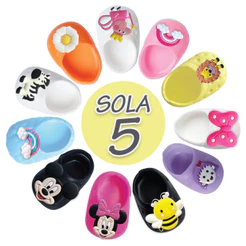 Sapatinhos Divertidos com figurinhas sola 5