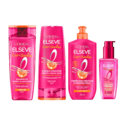 KIT SH + COND + CR PENTEAR + SÉRUM LISO DOS SONHOS - 4 ITENS