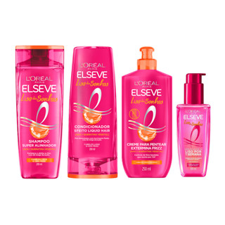 KIT SH + COND + CR PENTEAR + SÉRUM LISO DOS SONHOS - 4 ITENS