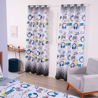 Cortina Infantil 2,00 x 1,50 e 3,00 x 2,20 Menino Menina Baby Decorativa Fada Game Princesa Futebol em Oferta na Shopee