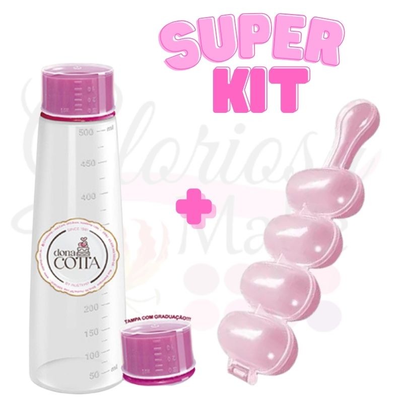 Kit Regador Bisnaga umedecer massas / Boleador Doces