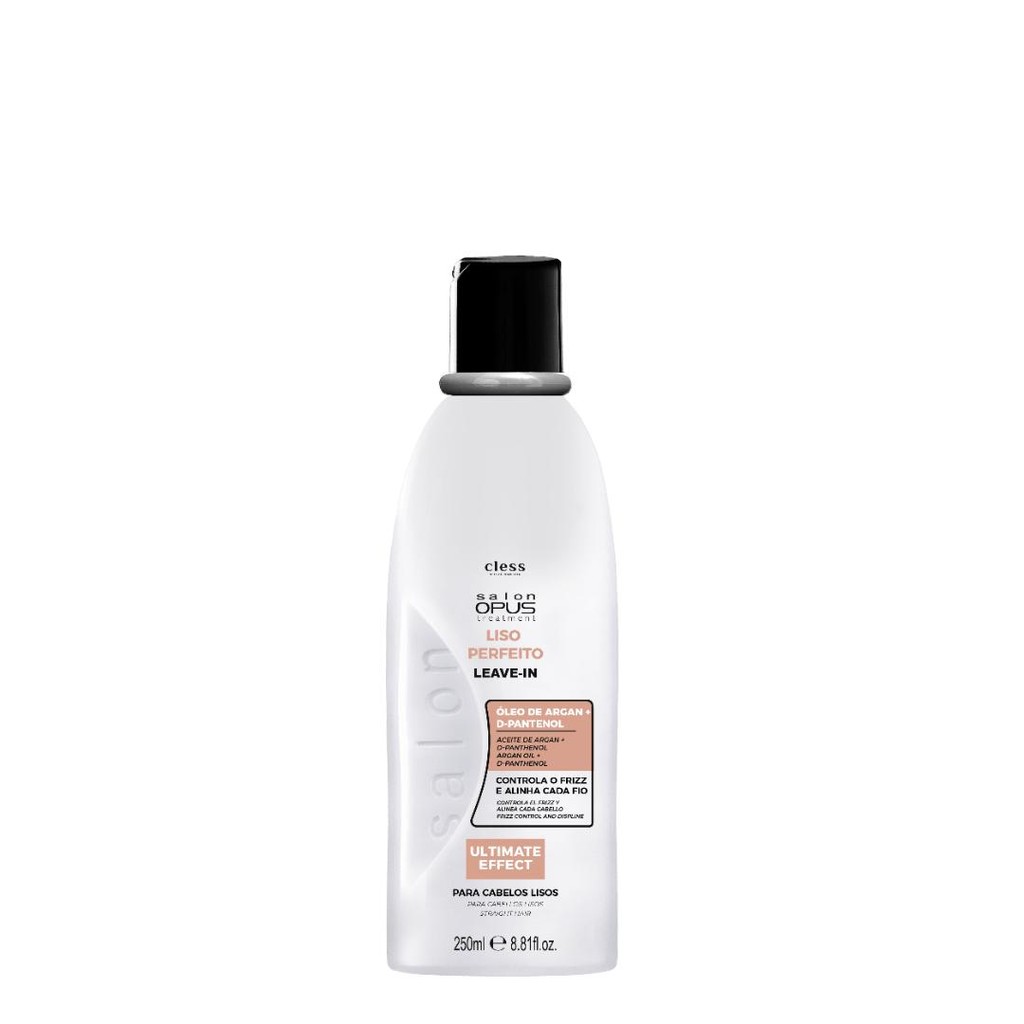 Salon Opus Leave-in Liso Perfeito 250ml em Oferta na Shopee