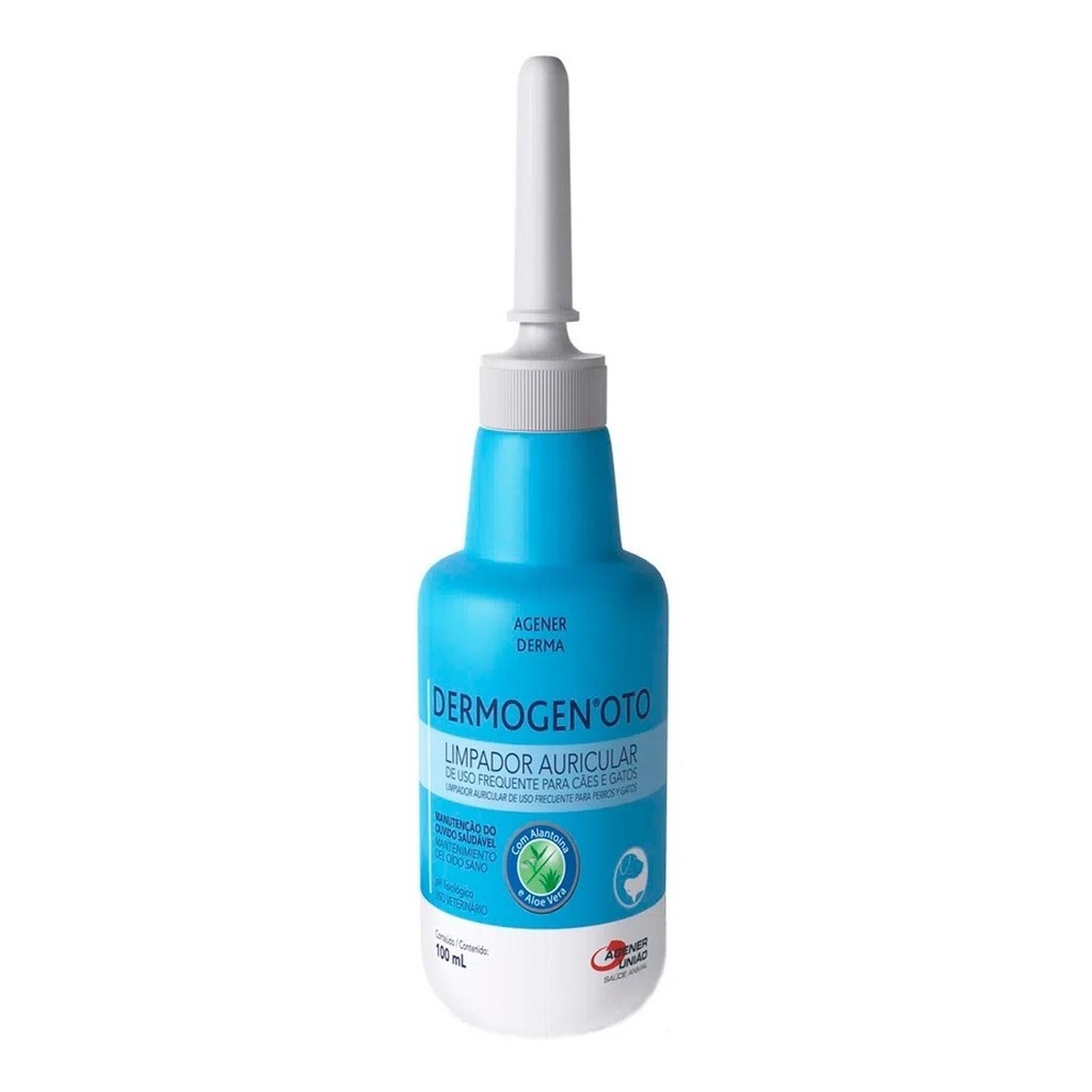 Dermogen Oto Agener União Equilibrio Limpador Auricular  - 100 ML - Pets