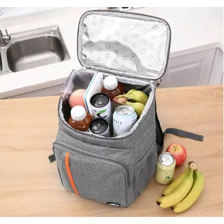 Mochila Térmica Impermeável Grande Capacidade Cooler Portátil Piquenique Quente Frio 23L