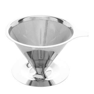 Filtro para Café Lyor de Aço Inox Nº103 15,5cm x 13,5cm Coador de Café Reutilizável em Oferta na Shopee