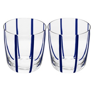 2 Copos Azura 300ml Azul Vidro  Wolff em Oferta na Shopee