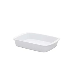 Travessa Refratária Tango Pequena 28x18x5,5 Cm Oxford Branco