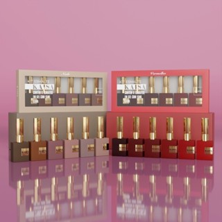 Kit com 6 Esmalte em gel KAISA 15ml Esmalte Coleção Luxo