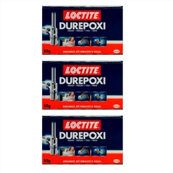 Massa Adesiva Epoxi Durepoxi 50g - Loctite Kit C/ 3