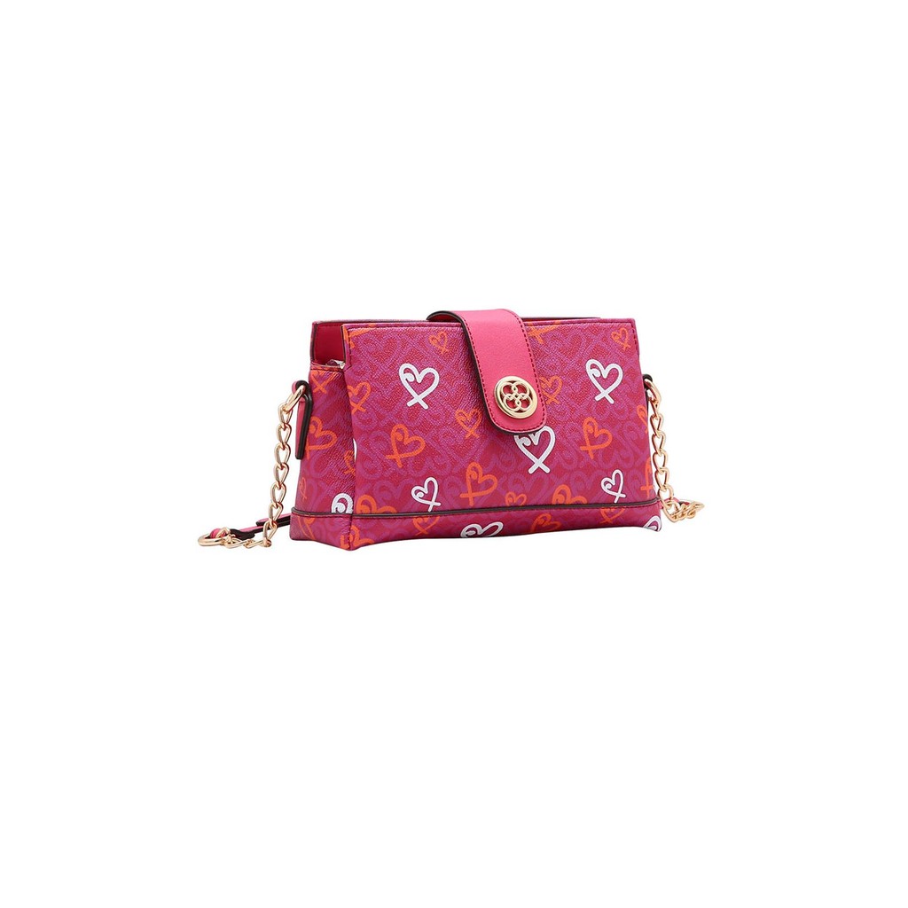 Detalhes do Bolsa Feminina Chenson Classic Heart 3484787