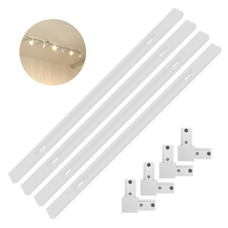 Kit 4m Trilhos Eletrificado Pop T1 + Junções 110v/220v Bivolt Branco Policarbonato Cod: 251931504-4 Avant em Oferta na Shopee