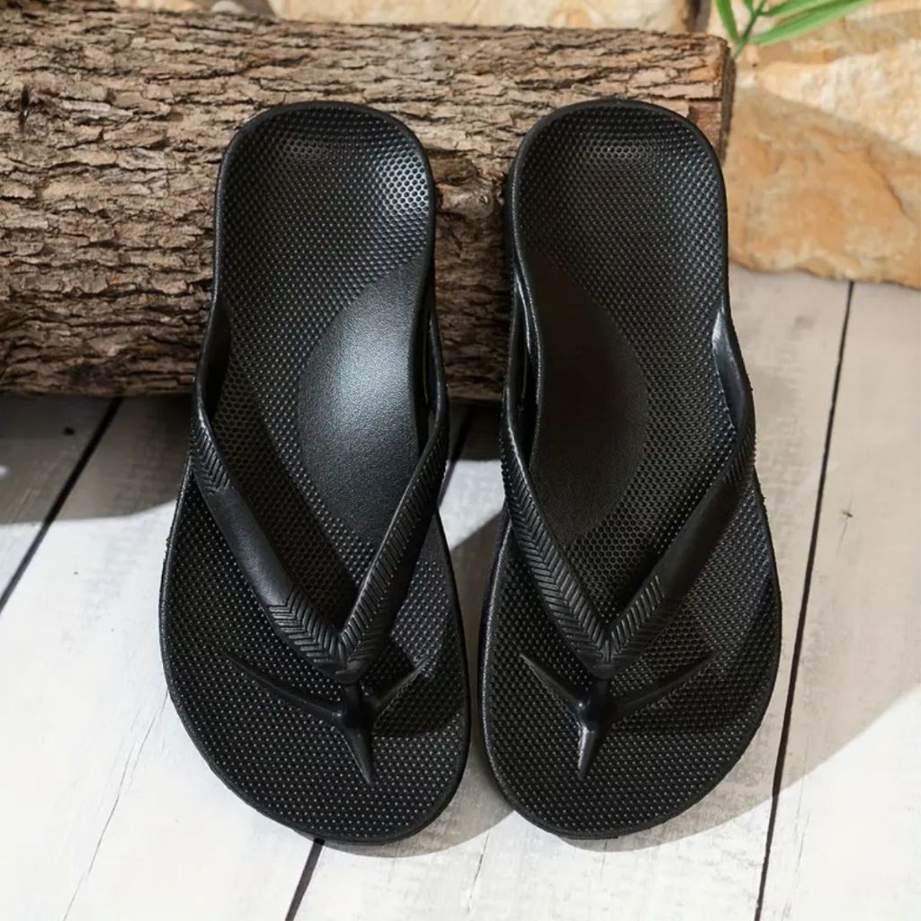 Chinelo feminino sandália antiderrapante anatômica tipo ortopédico