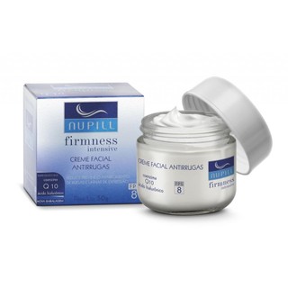 Creme Facial Antirrugas Fps 8 Firmness Intensive Q10 Nupill 50g em Oferta na Shopee