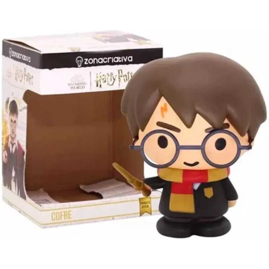 Cofre Harry Potter Formato 3D grifinoria lufa lufa sonserina Corvinal Hogwarts Vinil Oficial HP