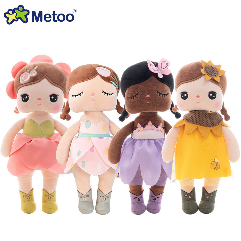 4 Pçs/Set Original Metoo Angela Rag Boneca De Pelúcia Crianças Meninas Presente De Aniversário