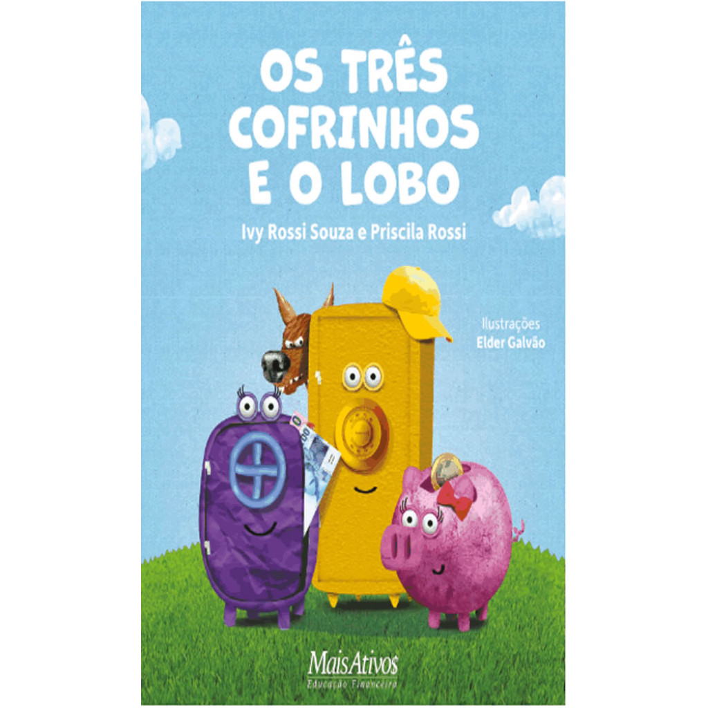 OS TRÊS COFRINHOS E O LOBO em Oferta na Shopee
