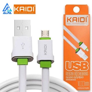 Cabo Carregador Turbo Rápido Reforçado Kaidi Lehmox V8 / Tipo C / iPhone 1M,2M LIGHTINING Original em Oferta na Shopee