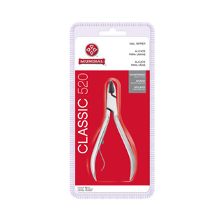 Alicate Unha Mao Pe Curvo Aco Carbono 520-C Classic Mundial