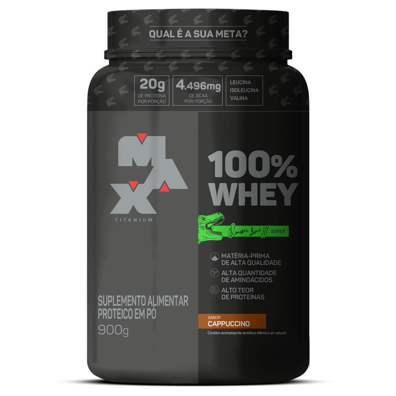 Whey Protein 100% Ramon Dino Max Titanium - Pote 900g