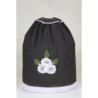CAPA PARA BOTIJÃO FLAMINGO BRANCO E PRETO em Oferta na Shopee