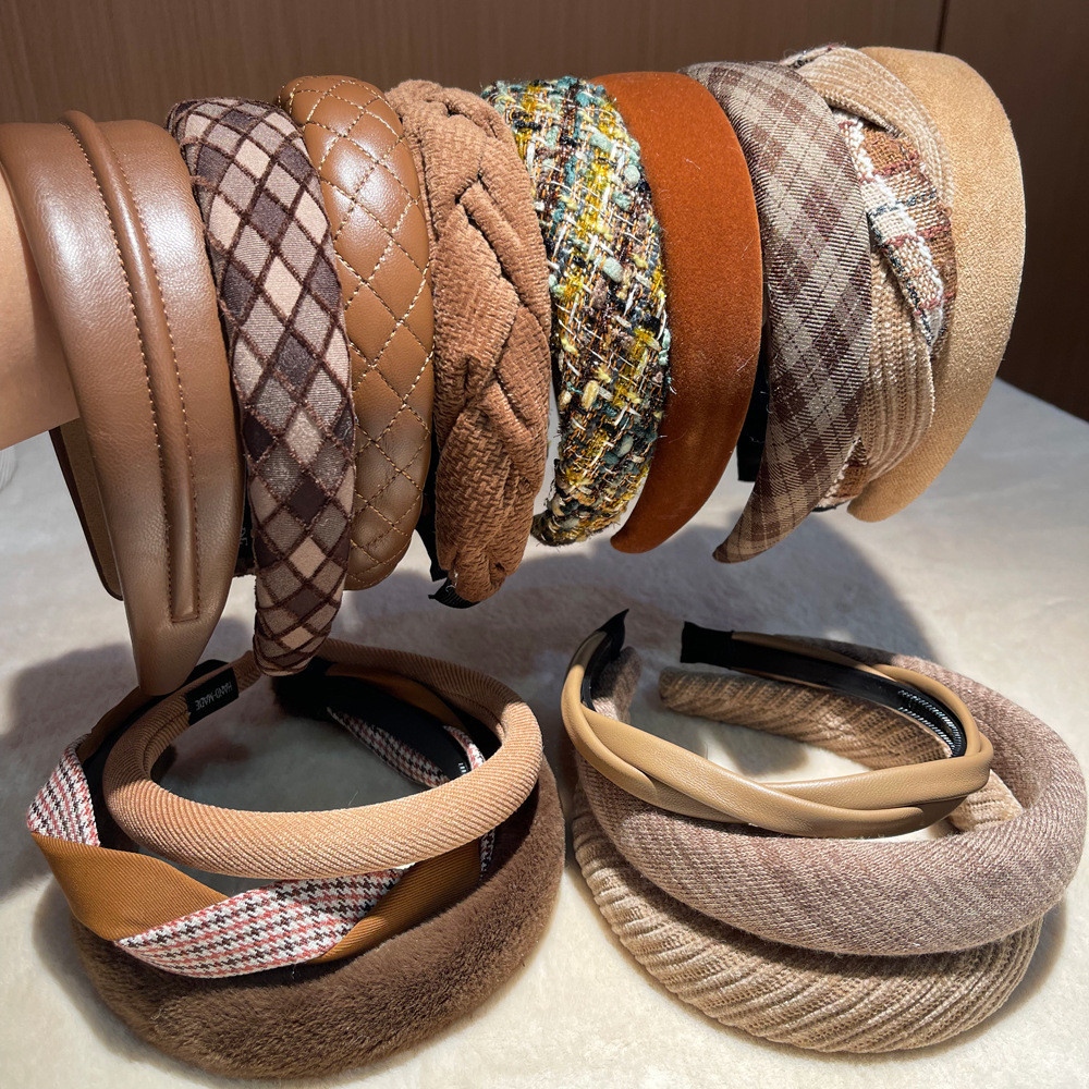 Maillard Brown Headband Acessórios Para Cabelo Feminino De Alta Qualidade