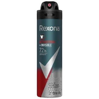 Desodorante Aerosol Rexona Men Antibacterial + Invisible 150ml em Oferta na Shopee