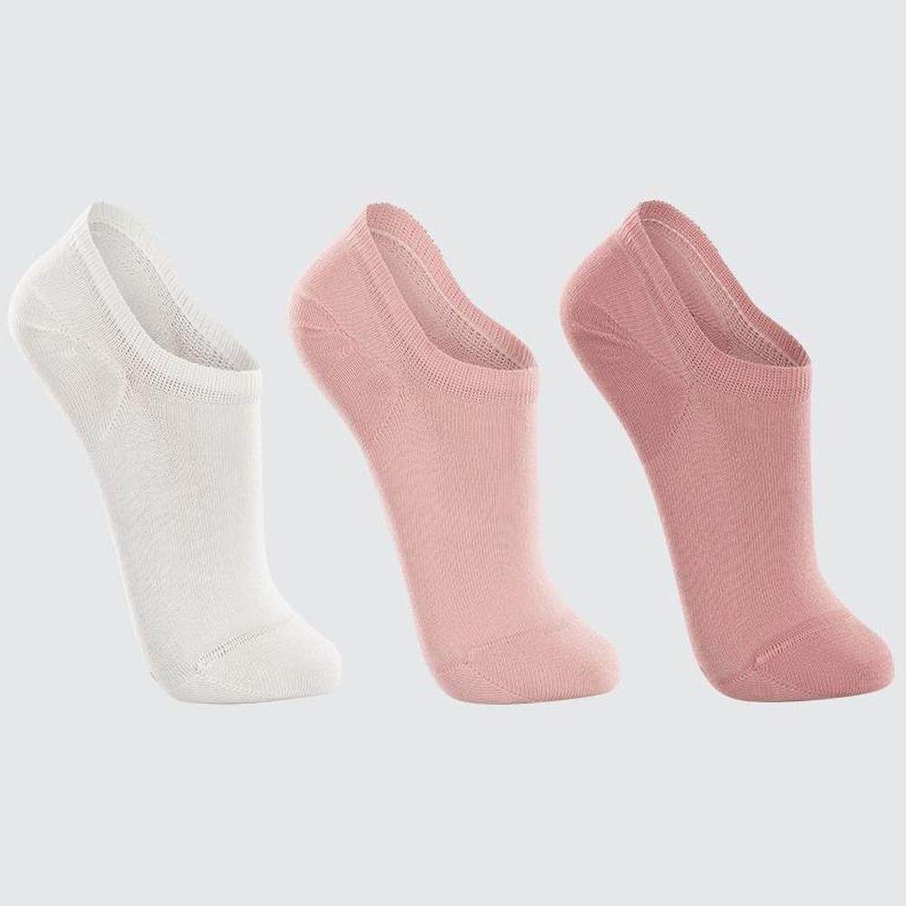 Kit 3 Pares Meia Soquete Lupo Feminina - Rosa em Oferta na Shopee