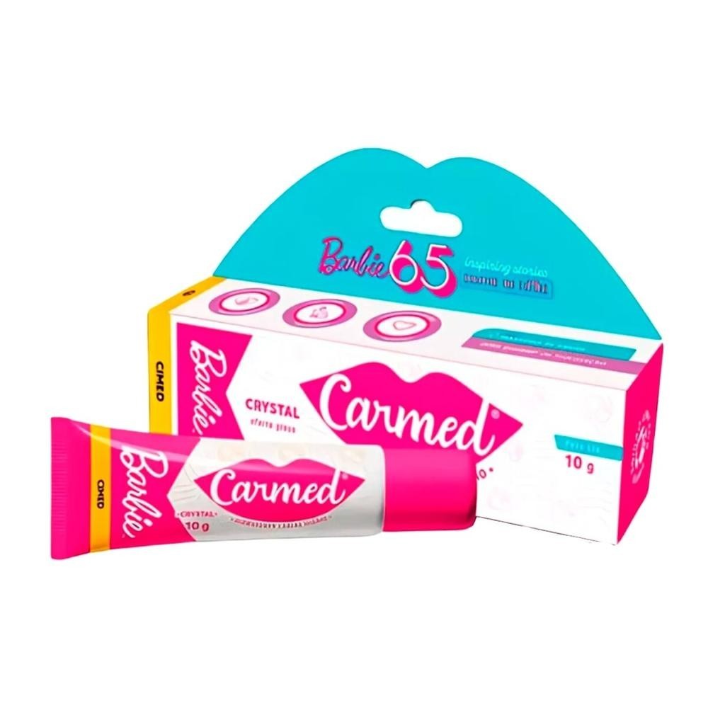 Hidratante Labial Carmed Barbie Crystal 10g - Beauty