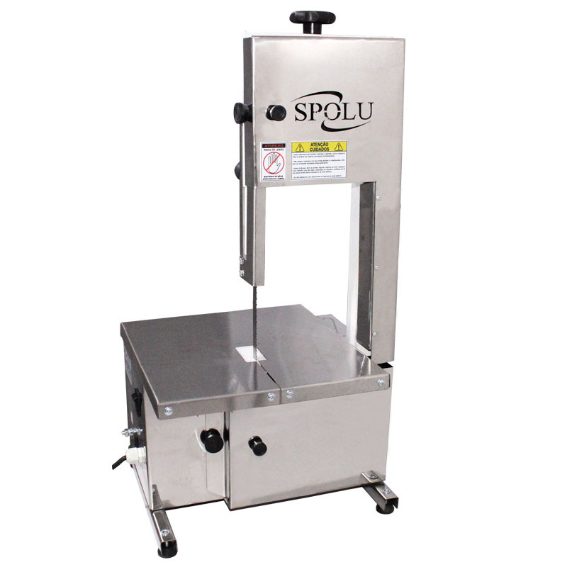 Serra Fita De Bancada P/ Carnes Lâmina 1,46mm Bivolt Inox Spolu