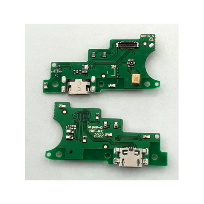 Placa de Carga Turbo Compatível Moto E6s / E6i XT2053 – Conector Dock USB | Peça Nova de Reposição