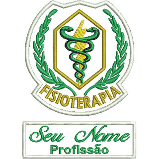 Patch Termocolante Fisioterapia  - Kit Nome + Logotipo