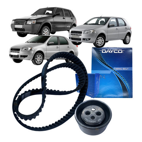Kit Correia Dentada Tensor Original Dayco Skf Palio Uno Siena Fire 1.0 de 2001 ate 2010 2011 - Spare Parts and Accessories for Vehicles