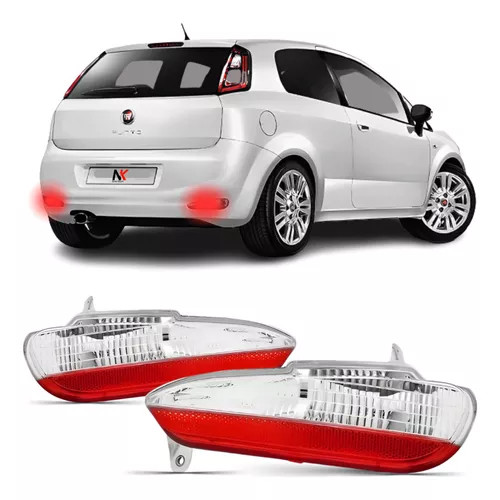 Refletor Parachoque Punto 2013 2014 2015 2016 2017