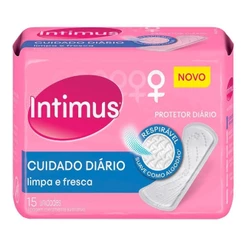 INTIMUS PROTETOR DIÁRIO DAYS SEM PERFUME COM 15 UNIDADES