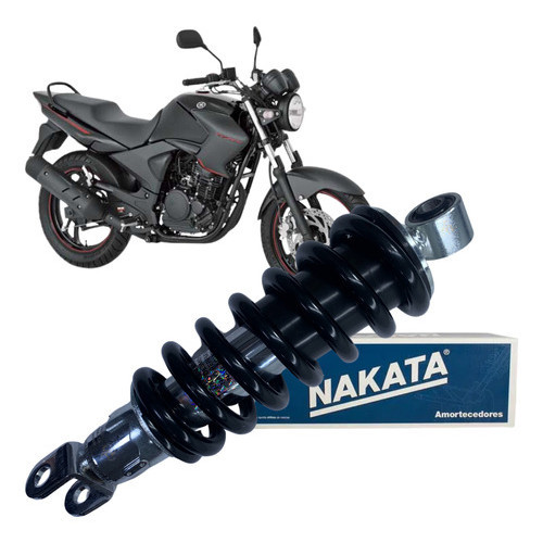 Amortecedor Traseiro Original Nakata Yamaha Fazer 250 2005 ate 2017 em Oferta na Shopee