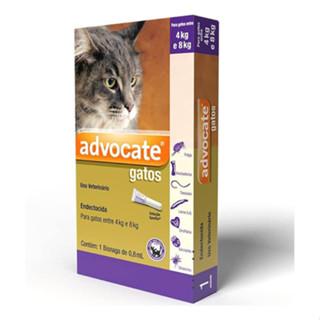 Advocate Antipulgas (gatos) - 0,8ml (4kg 8kg) - 1 unidade em Oferta na Shopee