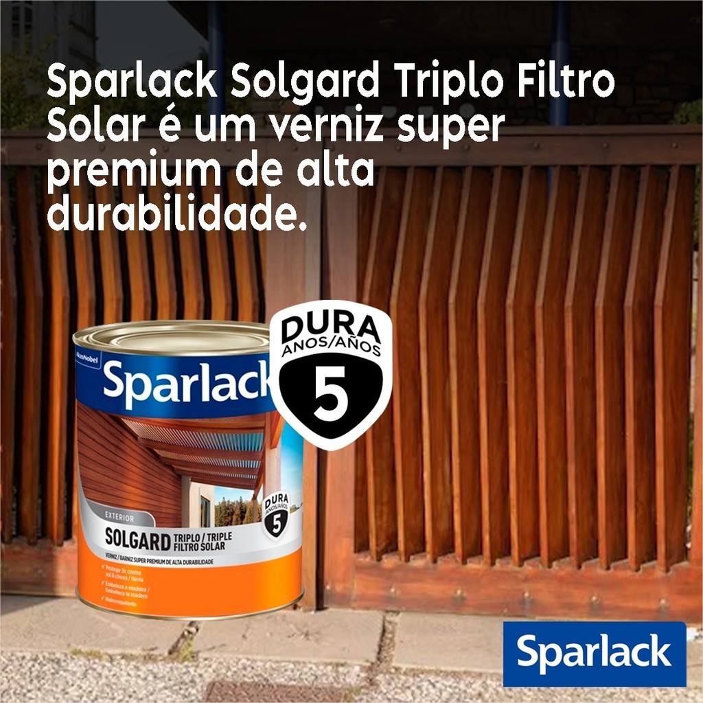 Verniz Solgard Triplo Filtro Proteção Sol E Chuva 900ml