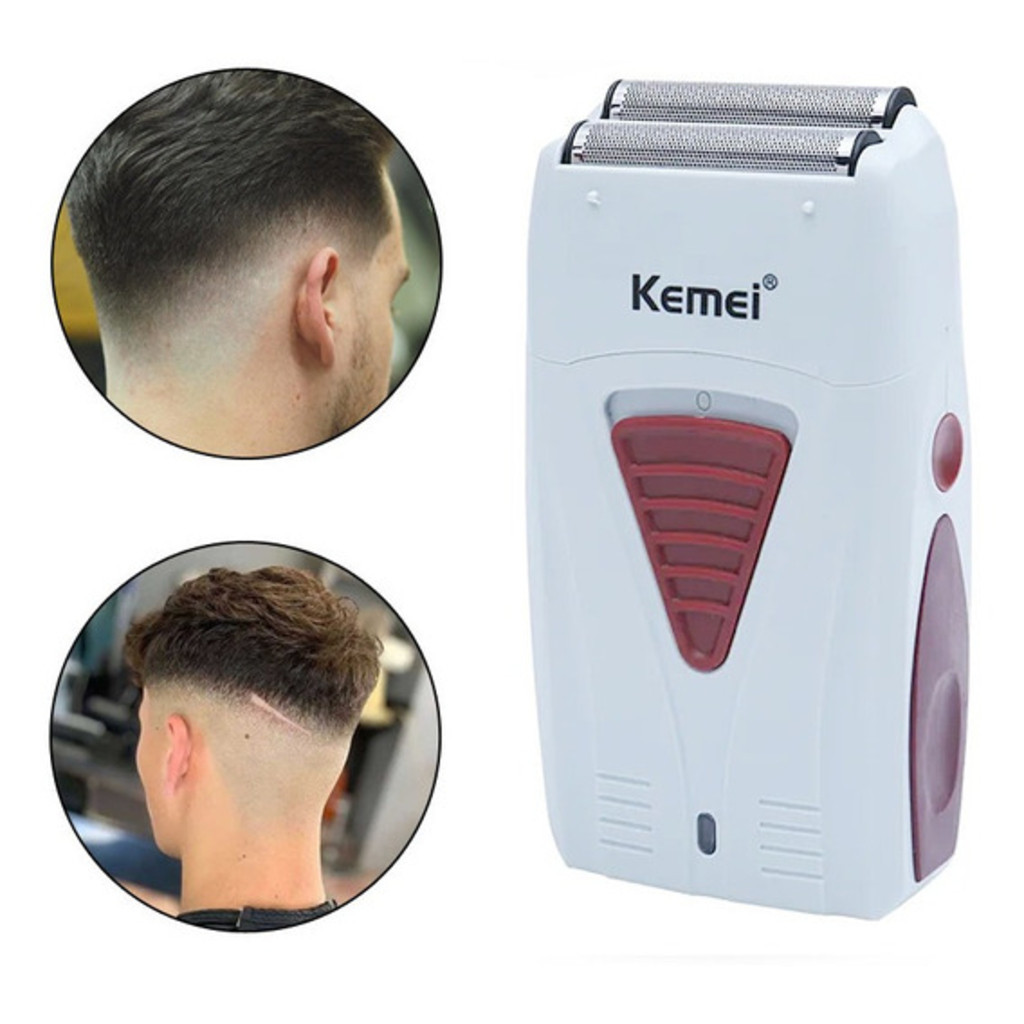 Barbeador Shaver Kemei Km-3382 Bivolt Recarregável Portátil