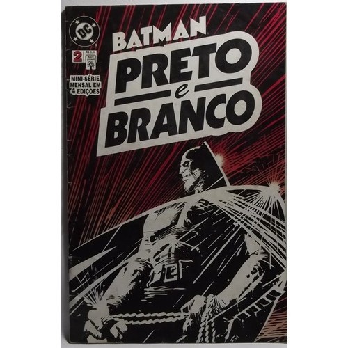 Batman Preto e Branco Nº2 autor Hlaus Janson e Andrew Helfer e Liberatore