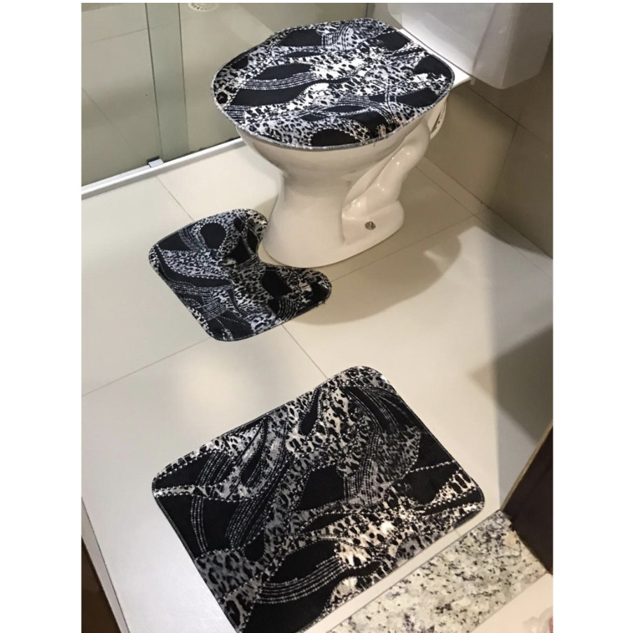 Kit Jogo de Banheiro 3 peças - Casa