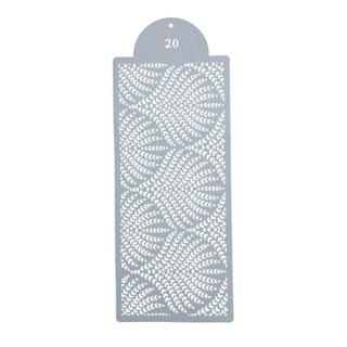 Estêncil para Decorar e Confeitar Bolo Biscoito Pasta Americana com Estampa Floral ST39-20 39x15cm em Oferta na Shopee