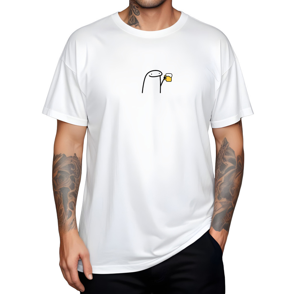 Camiseta Basica Estampada Masculina Feminina Unissex Engraçada Cerveja Meme Minimalista