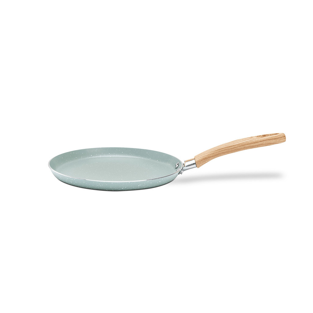 Tapioqueira Panquequeira De Indução Brinox Ceramic Life Botanika 22cm 500ml Verde - Home & Living