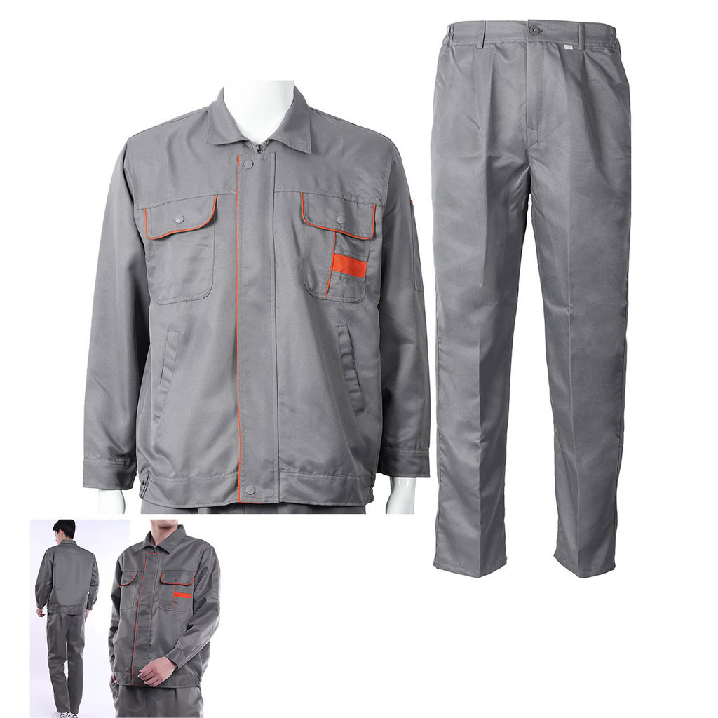 Conjunto Uniforme Segurança do Trabalho EPI Listra Refletiva Eletricista Industria Fabrica Mecanico Construtora Obra Sinalizaçao