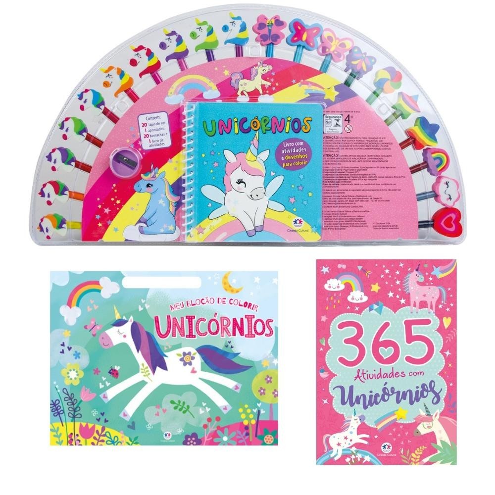 Kit livros infantil - Diversão com Unicórnios