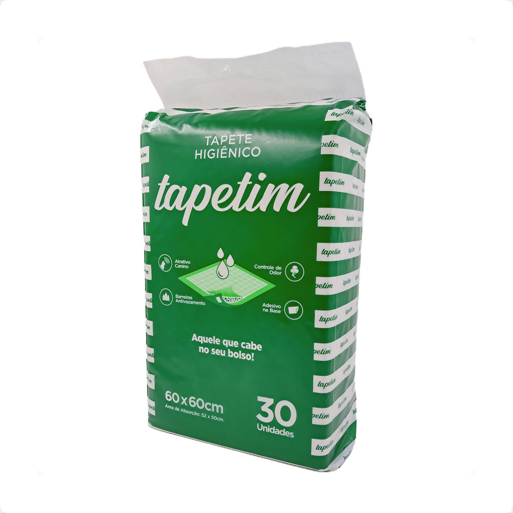 Tapete Higiênico Tapetim 60x60 Great Pets - 30 Unidades